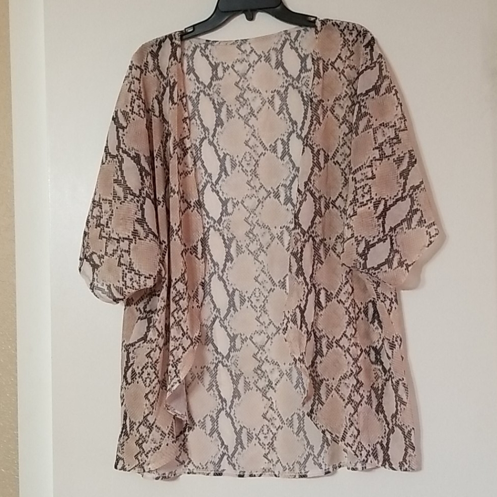 Snake skin kimono